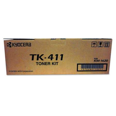 Kyocera TK411 Toner, 15,000 Page-Yield, Black