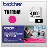 Brother TN115M High-Yield Toner, 4,000 Page-Yield, Magenta