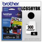 Brother LC65HYBK Innobella High-Yield Ink, 900 Page-Yield, Black