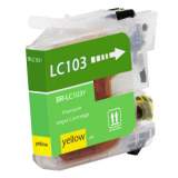 Compatible Brother LC103Y Innobella High-Yield Ink, 600 Page-Yield, Yellow (LC103Y)