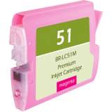 Compatible Brother LC51M Innobella Ink, 400 Page-Yield, Magenta (LC51M)