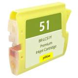 Compatible Brother LC51Y Innobella Ink, 400 Page-Yield, Yellow (LC51Y)