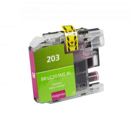 Compatible Brother LC203M Innobella High-Yield Ink, 550 Page-Yield, Magenta (LC203M)