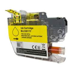 Compatible Brother LC3011Y Ink, 200 Page-Yield, Yellow (LC3011Y)
