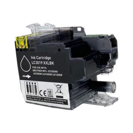 Compatible Brother LC3019BK Innobella Super High-Yield Ink, 2,800 Page-Yield, Black (LC3019BK)