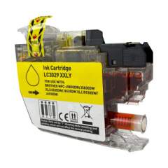 Compatible Brother LC3029Y INKvestment Super High-Yield Ink, 1,500 Page-Yield, Yellow (LC3029Y-R)