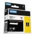 DYMO Rhino Permanent Poly Industrial Label Tape, 0.5" x 18 ft, White/Black Print (18483)