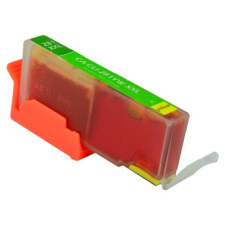 Compatible Canon 1982C001 (CLI-281XXL) ChromaLife100 Ink, Yellow (1982C001)