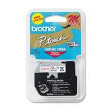 Brother P-Touch M Series Tape Cartridge for P-Touch Labelers, 0.5" x 26.2 ft, Red on White (MK232)