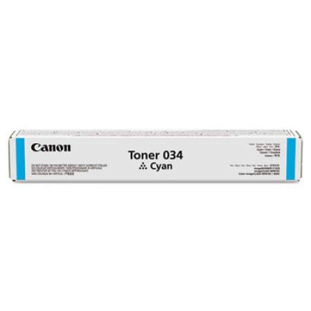 Canon 9453B001 (034) Toner, 7,300 Page-Yield, Cyan