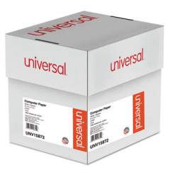 Universal Printout Paper, 2-Part, 15lb, 9.5 x 11, White/Canary, 1,800/Carton (15872)