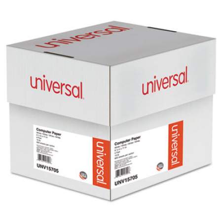 Universal Printout Paper, 4-Part, 15lb, 9.5 x 11, White, 900/Carton (15705)