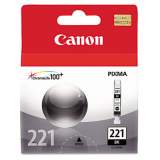 Canon 2946B001 (CLI-221) Ink, Black