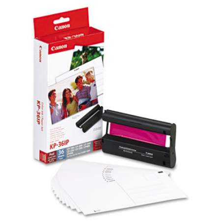 Canon 7737A001 (KP-36IP) Ink/Paper Combo, Tri-Color