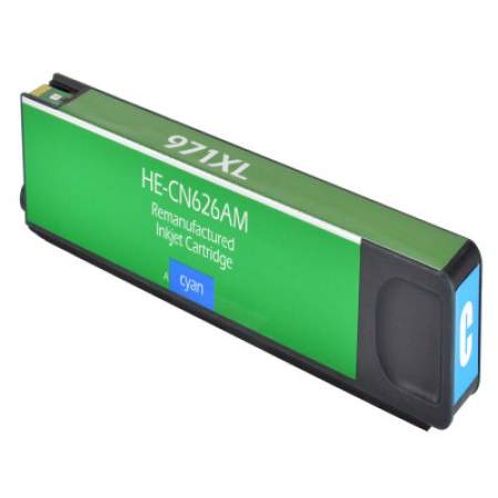 Compatible HP 971XL, (CN626AM) High-Yield Cyan Ink Cartridge (CN626AM)