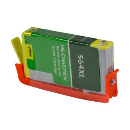 Compatible HP 564XL, (CB325WN) High-Yield Yellow Ink Cartridge (CB325WN)