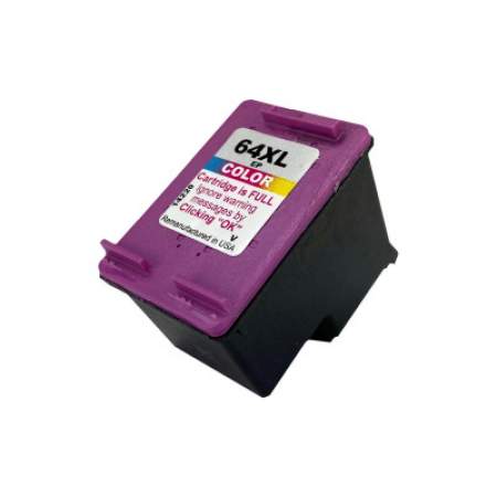 Compatible HP 64XL, (N9J91AN) High-Yield Tri-Color Ink Cartridge (N9J91AN)