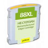 Compatible HP 88XL, (C9393AN) High-Yield Yellow Original Ink Cartridge (C9393AN-R)