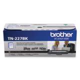 Brother TN227BK High-Yield Toner, 3,000 Page-Yield, Black
