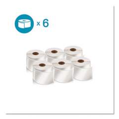 DYMO LW Shipping Labels, 2.13" x 4", White, 220/Roll, 6 Rolls/Pack (2050811)