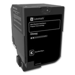 Lexmark 74C1HK0 Return Program Unison High-Yield Toner, 20,000 Page-Yield, Black