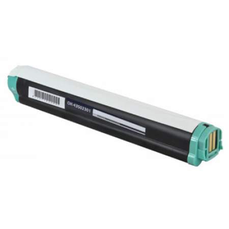 Compatible Oki 43502301 Toner, 3,000 Page-Yield, Black (43502301)