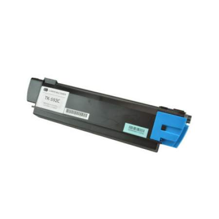 Compatible Kyocera TK592C Toner, 5,000 Page-Yield, Cyan (TK592C)