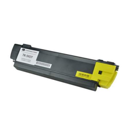Compatible Kyocera TK592Y Toner, 7,000 Page-Yield, Yellow (TK592Y)