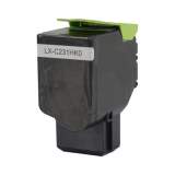 Compatible Lexmark C231HK0 Return Program High-Yield Toner, 3,000 Page-Yield, Black