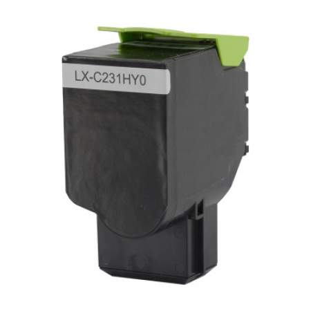 Compatible Lexmark C231HY0 Return Program High-Yield Toner, 2,300 Page-Yield, Yellow