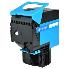 Compatible Lexmark 71B10C0 Unison Toner, 2,300 Page-Yield, Cyan (71B10C0)
