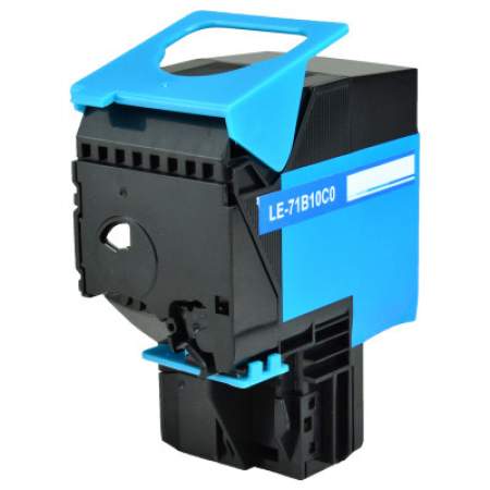 Compatible Lexmark 71B10C0 Unison Toner, 2,300 Page-Yield, Cyan (71B10C0)