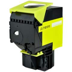 Compatible Lexmark 71B10Y0 Unison Toner, 2,300 Page-Yield, Yellow (71B10Y0)