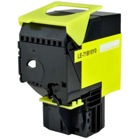 Compatible Lexmark 71B10Y0 Unison Toner, 2,300 Page-Yield, Yellow (71B10Y0)