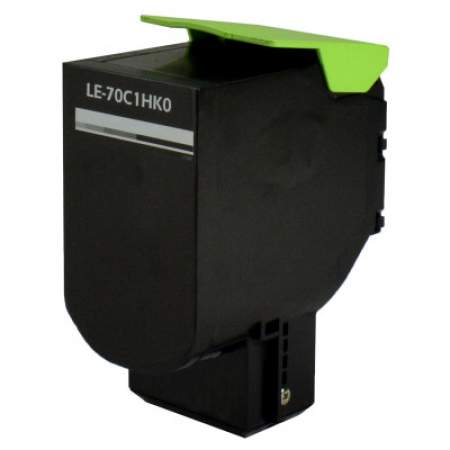Compatible Lexmark 70C1HK0 Return Program High-Yield Toner, 4,000 Page-Yield, Black