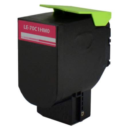 Compatible Lexmark 70C1HM0 Return Program High-Yield Toner, 3,000 Page-Yield, Magenta