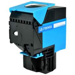 Compatible Lexmark 71B1HC0 Unison High-Yield Toner, 3,500 Page-Yield, Cyan (71B1HC0)