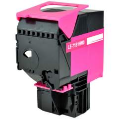 Compatible Lexmark 71B1HM0 Unison High-Yield Toner, 3,500 Page-Yield, Magenta (71B1HM0)