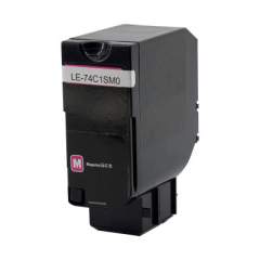 Compatible Lexmark 74C1SM0 Return Program Unison Toner, 7,000 Page-Yield, Magenta