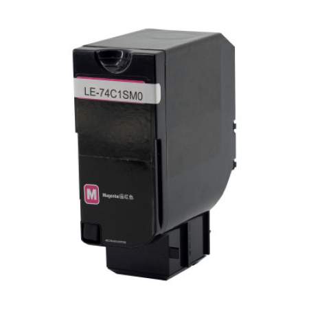 Compatible Lexmark 74C1SM0 Return Program Unison Toner, 7,000 Page-Yield, Magenta