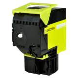Compatible Lexmark 80C1SY0 Return Program Toner, 2,000 Page-Yield, Yellow