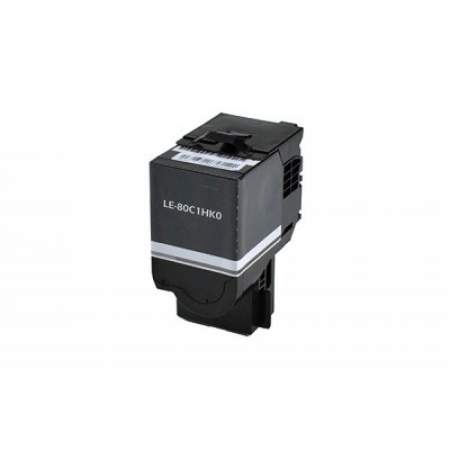 Compatible Lexmark 80C1HK0 Return Program High-Yield Toner, 4,000 Page-Yield, Black