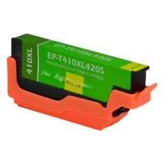 Compatible Epson T410XL420-S (410XL) Claria High-Yield Ink, 650 Page-Yield, Yellow (T410XL420S)