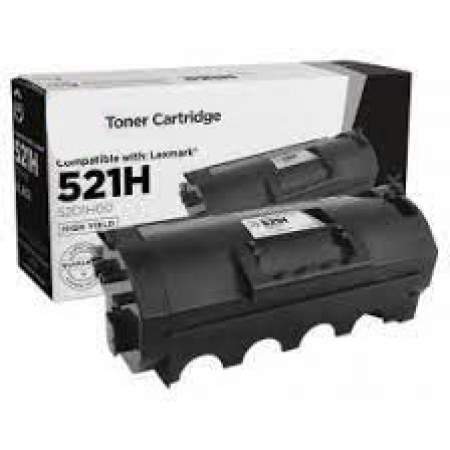 Compatible Lexmark 52D1X00 Extra High-Yield Toner, 45,000 Page-Yield, Black (52D1X00)