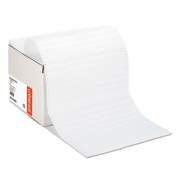 Universal Printout Paper, 1-Part, 20lb, 14.88 x 11, White/Green Bar, 2,400/Carton (15852)