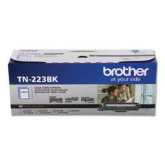 Brother TN223BK Toner, 1,400 Page-Yield, Black