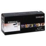 Lexmark E260A21A Toner, 3,500 Page-Yield, Black