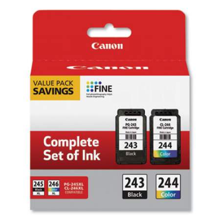 Canon 1287C006 (CL-244; PG-243) Ink, Black/Color