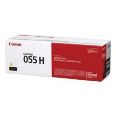Canon 3019c001 (055h) High-yield Toner, 5,900 Page-yield, Yellow (3017c001)