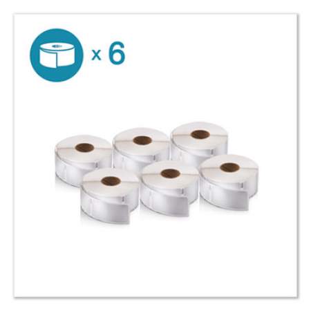 DYMO LW Address Labels, 0.75" x 2", White, 500/Roll, 6 Rolls/Pack (2050766)